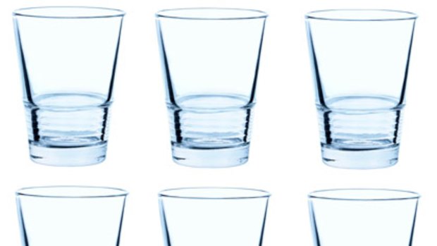Simple ... Vanlig glasses.