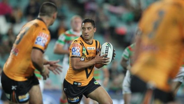 Something to offer: Benji Marshall in 2013 with the Tigers.