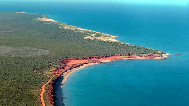 The proposed Woodside gas hub James Price Point in the Kimberley.