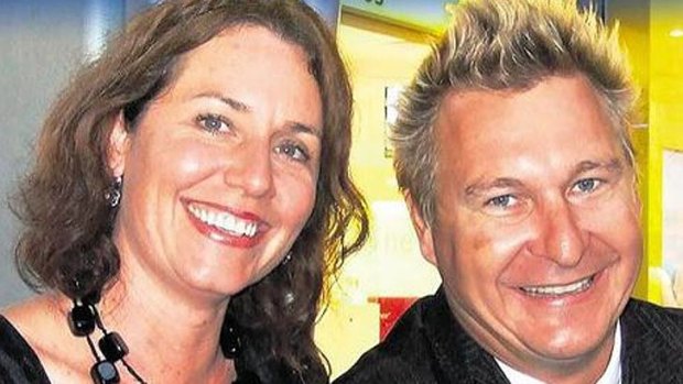 Machete attack victims Louise Dekens and David Young were laid to rest on the Sunshine Coast on Monday.
