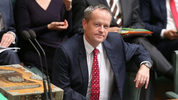 Opposition Leader Bill Shorten at Parliament House.