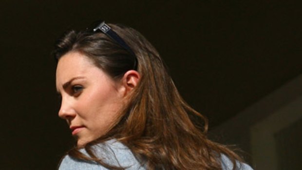Crowning glory ... long, lustrous locks round out Kate Middleton's natural beauty.