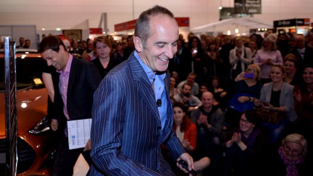 Designed to please: Kevin McLoud in Melbourne during last year's <i>Grand Designs Australia Live</i>.