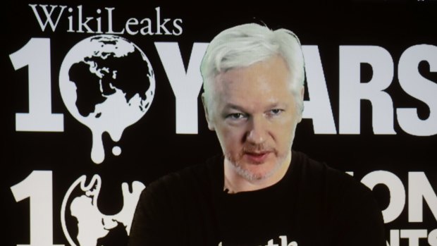 WikiLeaks founder Julian Assange. The group has been instrumental in Russia's influence campaign. 