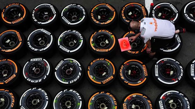 Wheels in motion: McLaren is racing against time to get new front wings to Barcelona to improve its cars for the Spanish Grand Prix.