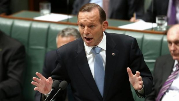 All talk: Mr Abbott has emerged as an ideologue.