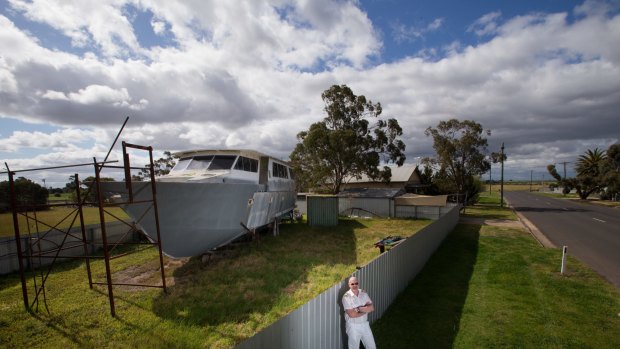 Henry Fries has been building his own boat by hand in his backyard for the last 25 years. One day soon this Little River icon will sail away. 