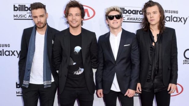 Lonely foursome: Liam Payne, Louis Tomlinson, Niall Horan and Harry Styles of One Direction at the Billboard Music Awards in May.