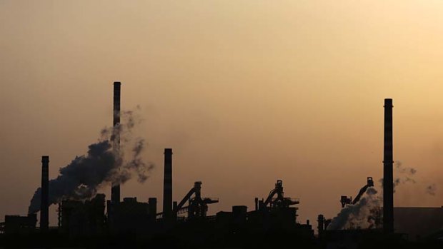 Sunset industry ... the Ilva steelworks dominate the skyline in Taranto, Italy. Its employees, whose tumour rate is 10 times the national average, want it kept open.