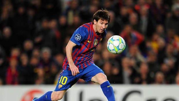 Football star ... Lionel Messi.