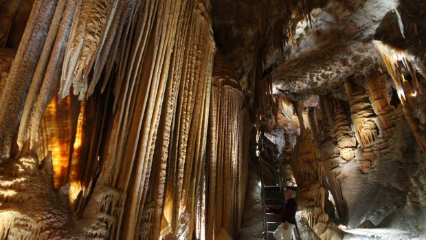 The spectacular Jenolan Caves, near Oberon.