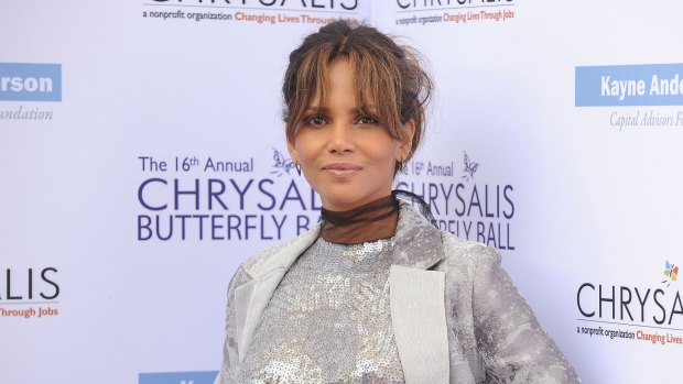 Halle Berry with lush lips. 