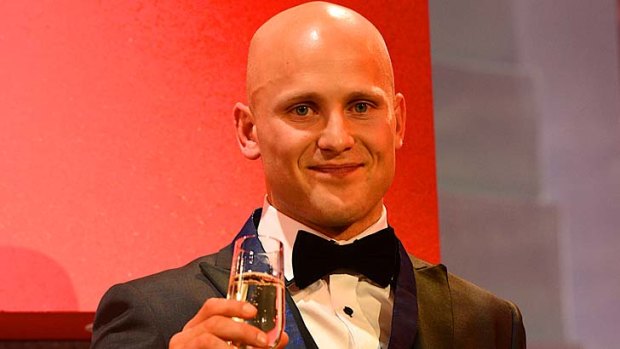Gary Ablett wins the 2013 Brownlow Medal.