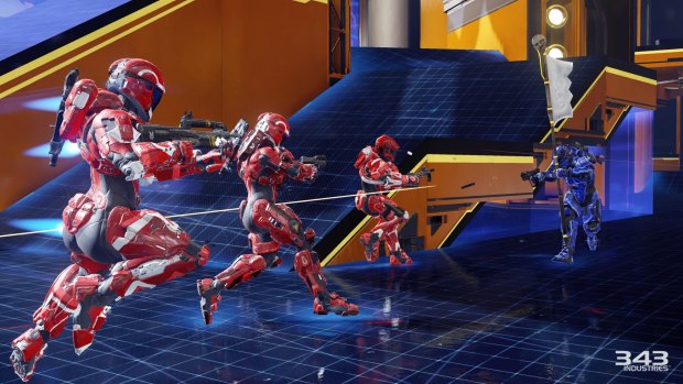 Your Spartan soldier is much more agile in Halo 5, and levels are laid out differently because of it.