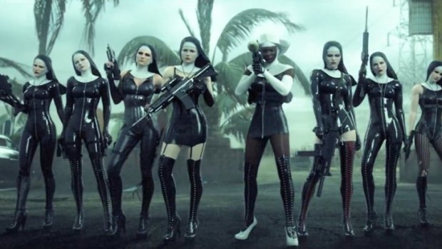 Somebody at IO Interactive suggested a squad of gun-toting BDSM nuns, and his co-workers thought it was a good idea. Think about that for a moment.