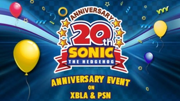 Sonic the Hedgehog celebrates his 20th birthday today
