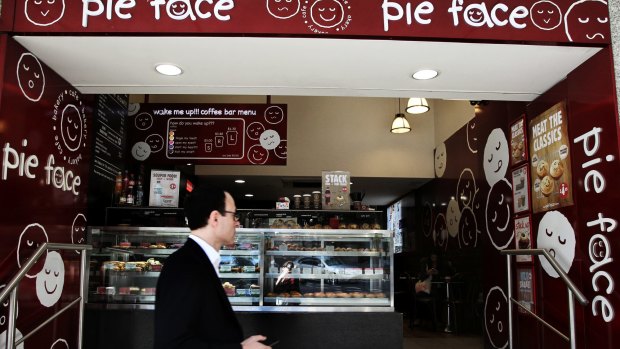 Bad taste: Estimates suggest 85 per cent of Pie Face's Australian stores are unprofitable.