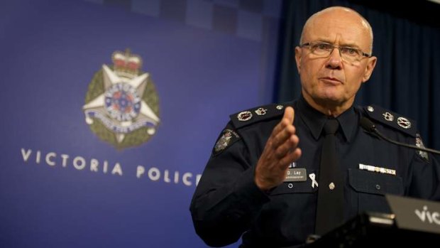 Chief Commissioner Ken Lay will breif Police Minister Kim Wells on the force's 'archaic' IT system.