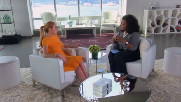 Lindsay Lohan speaks to Oprah in a highly-anticipated interview.