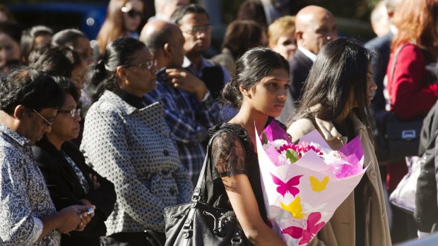 Mourners at the funeral in May of Myuran Sukumaran, who was convicted in Indonesia of drug trafficking and executed.
