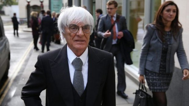 Blasted by judge: Formula 1 boss Bernie Ecclestone.