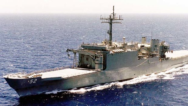 Up to 24 ships are up for grabs, including  HMAS Manoora, Adelaide class frigates and mine hunters.