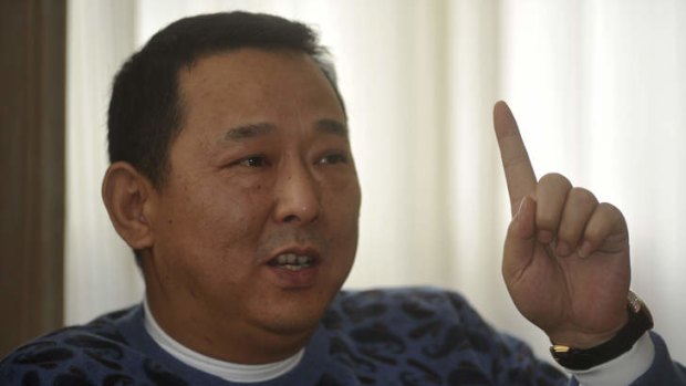 Billionaire 'crime' chief, Liu Han.
