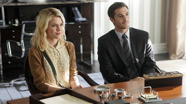 Australian actress Rachael Taylor, left, stars in horror series <i>666 Park Avenue</i>. The show, which airs on Foxtel, was cancelled last week.