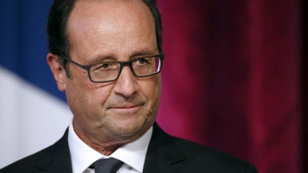 Electoral trouble: France's President Francois Hollande.