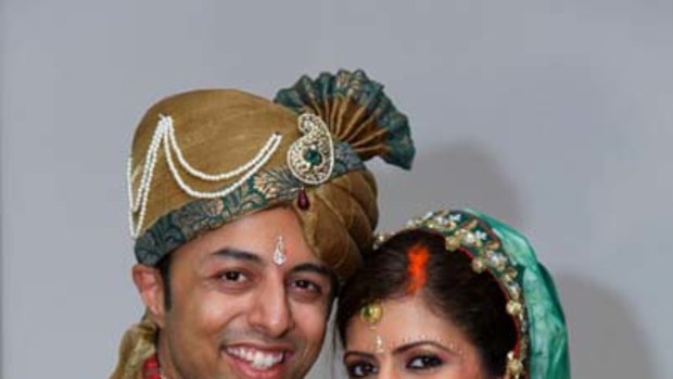 On their wedding day ... Shrien and Anni Dewani.
