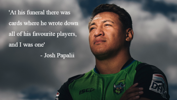 The children that inspire Canberra Raiders and Kangaroos star Josh Papalii