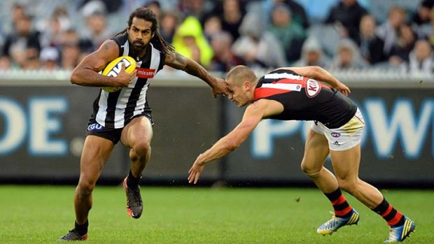 Collingwood's Heritier Lumumba may be needed again in defence after a big year further up the ground in 2013.