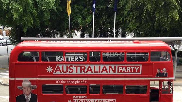 The Bob Katter Australian Party election bus.