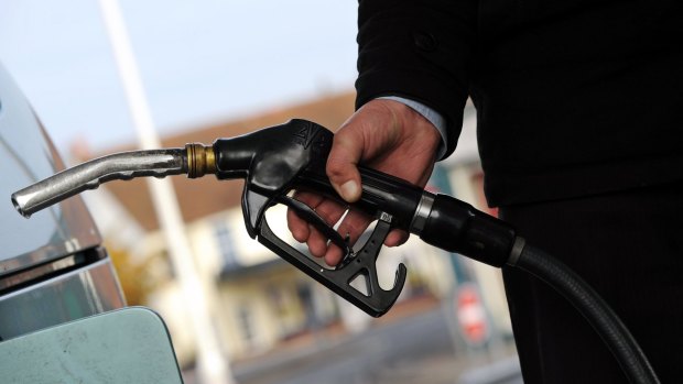 People in New Jersey have to wait to be served at petrol stations.