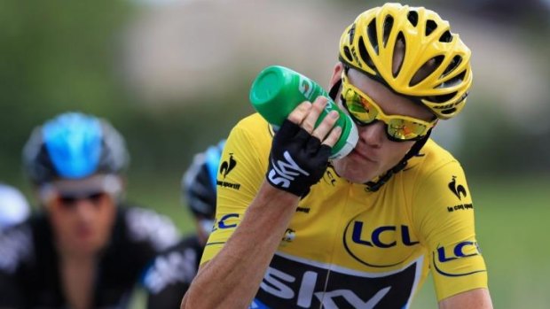 Tough competitor: Chris Froome during the 2013 Tour de France.