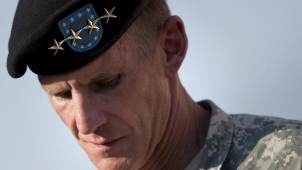 Bombshell ... Hastings's book is based on his <i>Rolling Stone</i> story about US Army General Stanley McChrystal.
