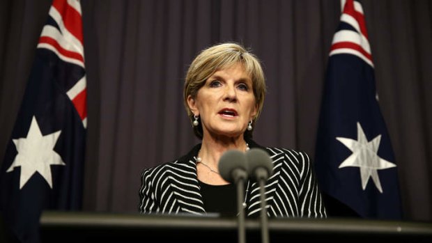 Foreign Affairs Minister Julie Bishop says she will continue to make high-level representation to Egypt on behalf of Peter Greste.