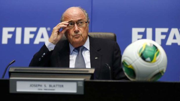 FIFA president Sepp Blatter.
