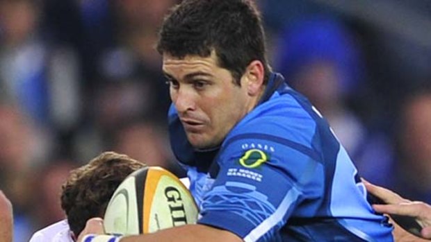 Morne Steyn breaks the Stormers defensive line and broke their fans' hearts with six penalties and one conversion.