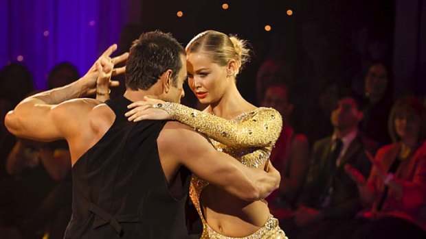 Dancing days are over ... Lara Bingle is eliminated from Dancing With The Stars.