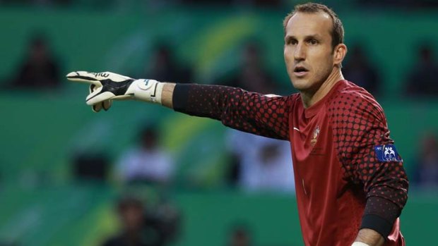 Never coming home ... Australian goalkeeper Mark Schwarzer is unlikely to ever play in the A-League.