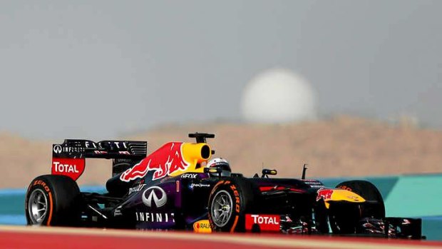 Second win of 2013: Sebastian Vettel of Red Bull Racing.