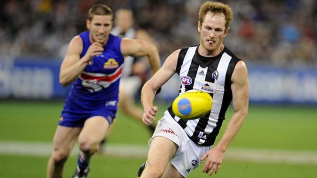 Collingwood: setting the pace.