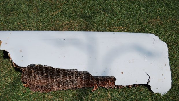 A curved piece of debris which may be part of the missing Malaysia Airlines Flight MH370, was found in Wartburg, South Africa, in March.
