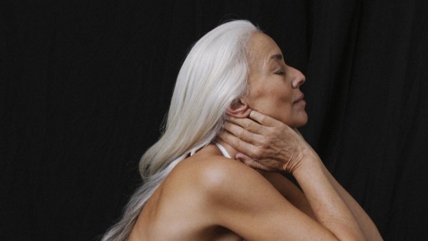 Yazemeenah Rossi, 60, pulls ballet-inspired poses in a swimwear photo shoot in 2016.