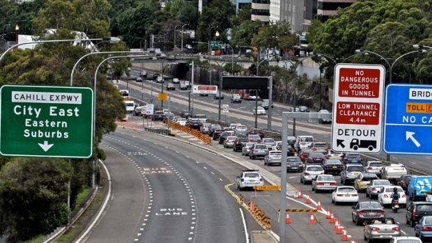 Showing cracks ... the $3.5 million facelift of the Harbour Bridge in January caused traffic mayhem, and there are signs that more work may need to be carried out.