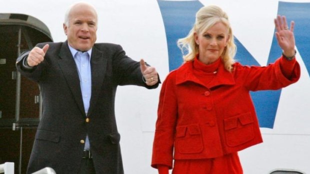 Not impressed with Gwyneth Paltrow's comment ...  Cindy McCain with husband Senator John McCain during his run at the presidency in 2008.