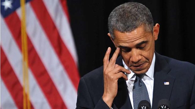 "Hug our children a little tighter and ... tell them that we love them" ... US President Barack Obama during the Sandy Hook memorial service.