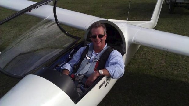 A host of factors: Andrew Ahern, who died in a glider collision last year. 