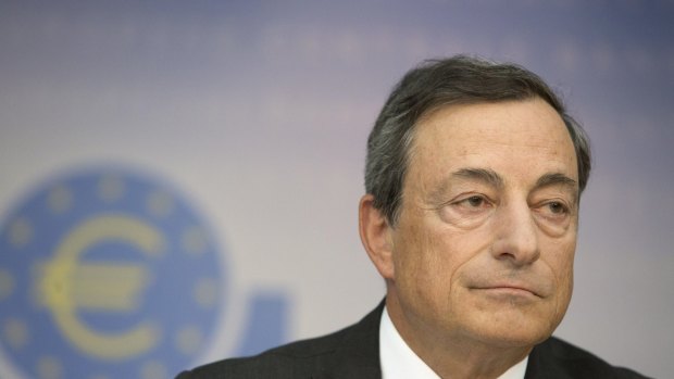 The ECB president and his Executive Board proposed spending €50 billion a month through December 2016, two euro-area central-bank officials said. 